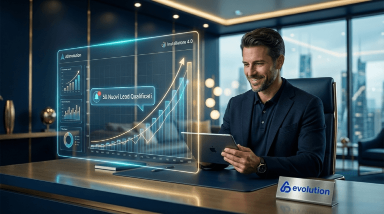 Oltre il Passaparola! Come l'AI su LinkedIn Genera 50 Lead/Settimana per Installatori nel 2026 Oltre il Passaparola! Come l'AI su LinkedIn Genera 50 Lead/Settimana per Installatori nel 2026